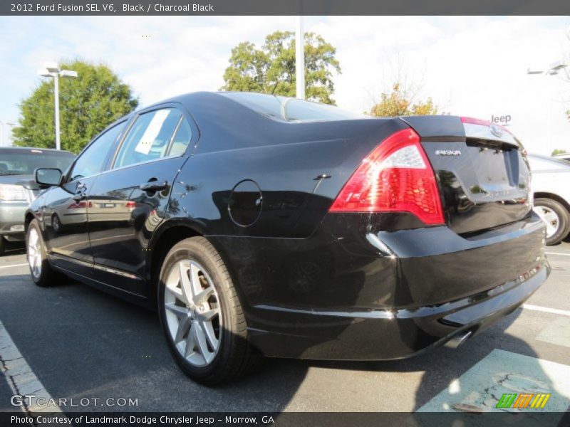 Black / Charcoal Black 2012 Ford Fusion SEL V6