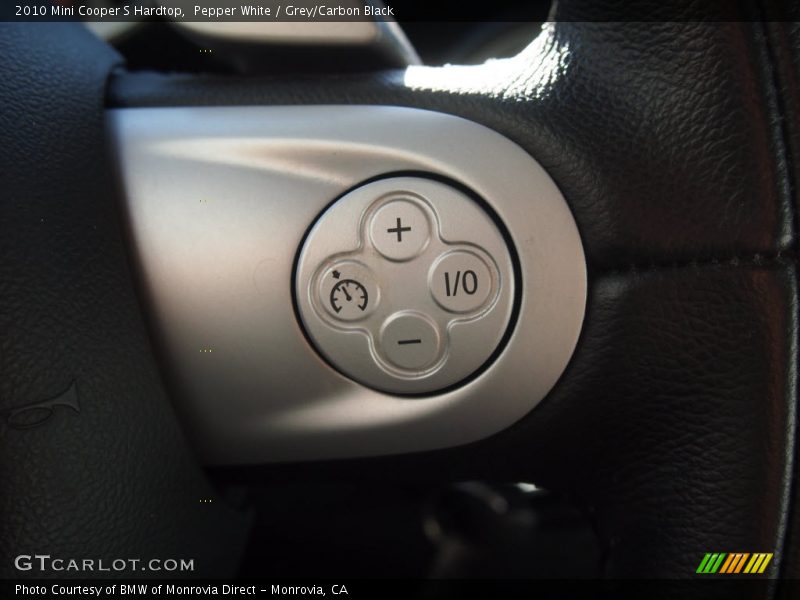 Pepper White / Grey/Carbon Black 2010 Mini Cooper S Hardtop
