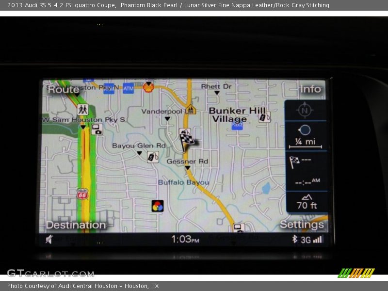 Phantom Black Pearl / Lunar Silver Fine Nappa Leather/Rock Gray Stitching 2013 Audi RS 5 4.2 FSI quattro Coupe