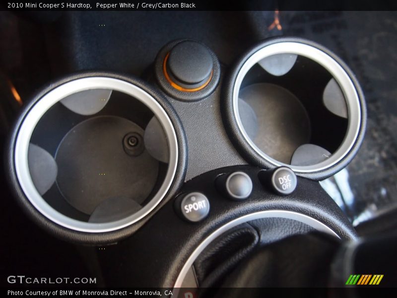 Pepper White / Grey/Carbon Black 2010 Mini Cooper S Hardtop