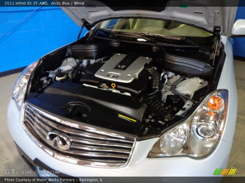 Arctic Blue / Wheat 2011 Infiniti EX 35 AWD