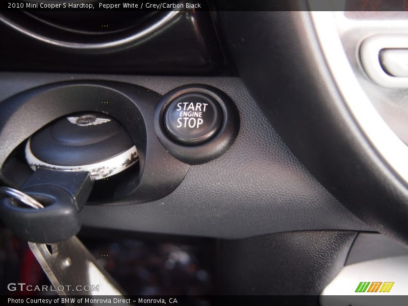Pepper White / Grey/Carbon Black 2010 Mini Cooper S Hardtop
