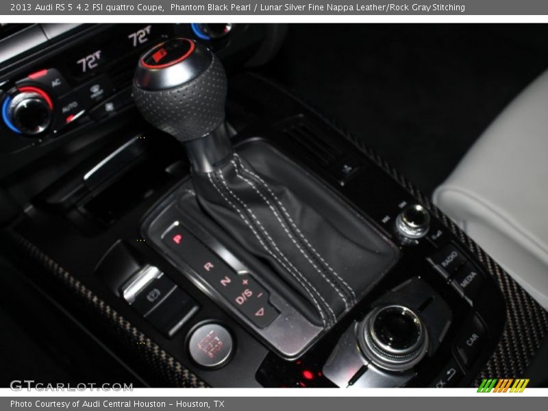 Phantom Black Pearl / Lunar Silver Fine Nappa Leather/Rock Gray Stitching 2013 Audi RS 5 4.2 FSI quattro Coupe