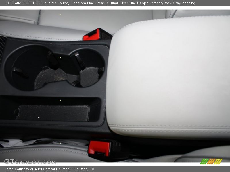 Phantom Black Pearl / Lunar Silver Fine Nappa Leather/Rock Gray Stitching 2013 Audi RS 5 4.2 FSI quattro Coupe