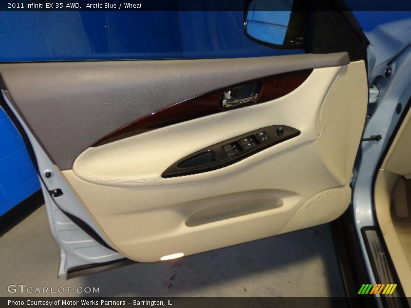 Arctic Blue / Wheat 2011 Infiniti EX 35 AWD