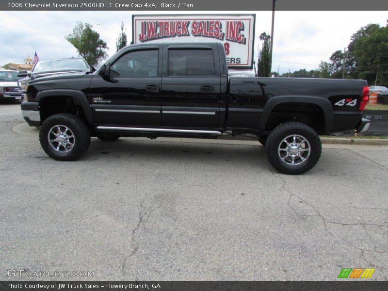 Black / Tan 2006 Chevrolet Silverado 2500HD LT Crew Cab 4x4
