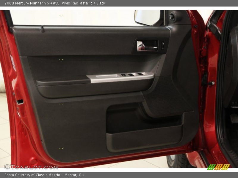 Vivid Red Metallic / Black 2008 Mercury Mariner V6 4WD