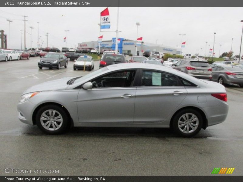 Radiant Silver / Gray 2011 Hyundai Sonata GLS