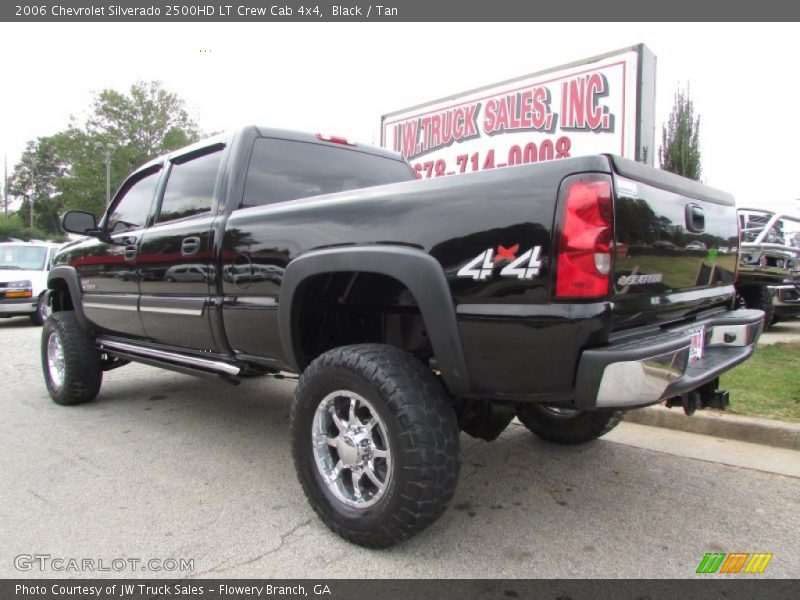 Black / Tan 2006 Chevrolet Silverado 2500HD LT Crew Cab 4x4