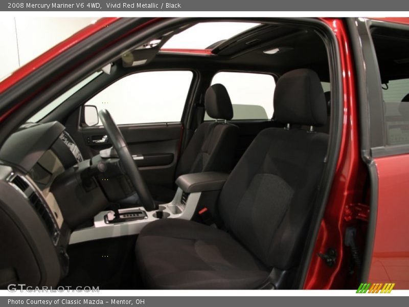 Vivid Red Metallic / Black 2008 Mercury Mariner V6 4WD