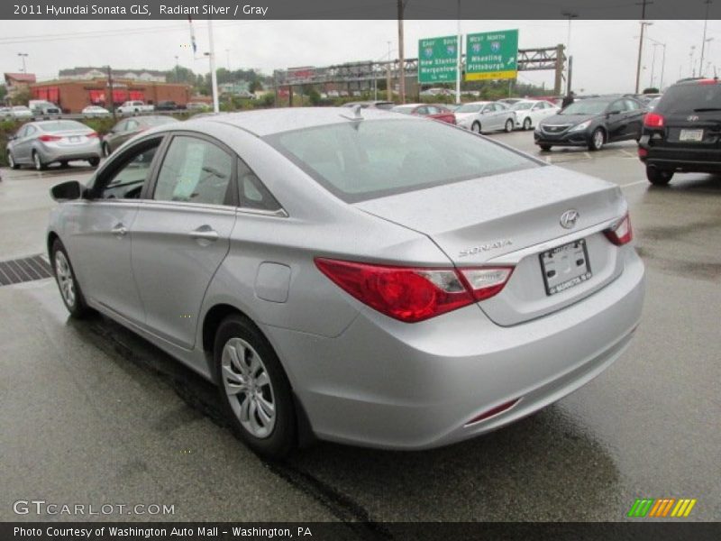 Radiant Silver / Gray 2011 Hyundai Sonata GLS