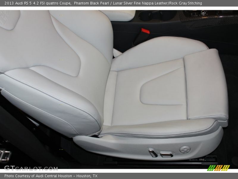 Phantom Black Pearl / Lunar Silver Fine Nappa Leather/Rock Gray Stitching 2013 Audi RS 5 4.2 FSI quattro Coupe