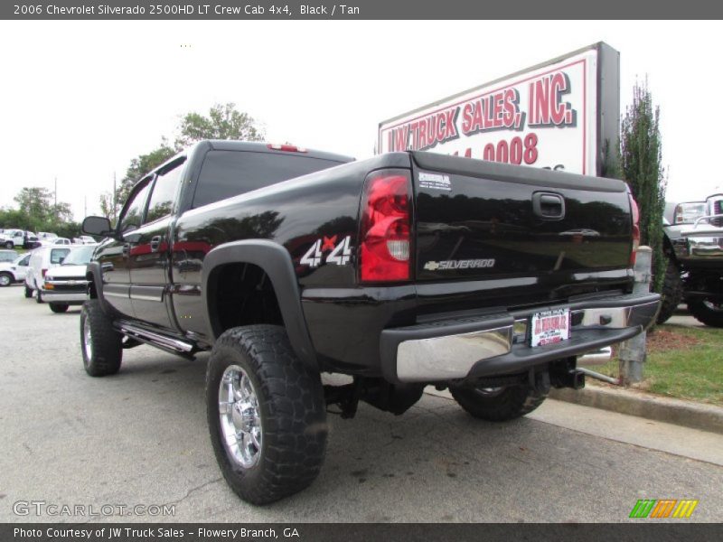 Black / Tan 2006 Chevrolet Silverado 2500HD LT Crew Cab 4x4