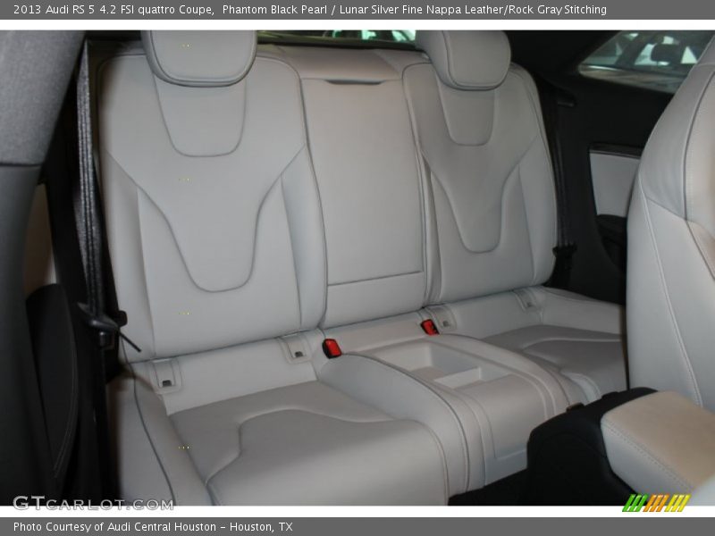Phantom Black Pearl / Lunar Silver Fine Nappa Leather/Rock Gray Stitching 2013 Audi RS 5 4.2 FSI quattro Coupe