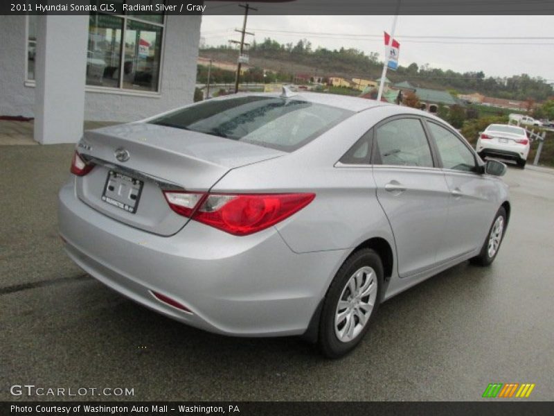 Radiant Silver / Gray 2011 Hyundai Sonata GLS