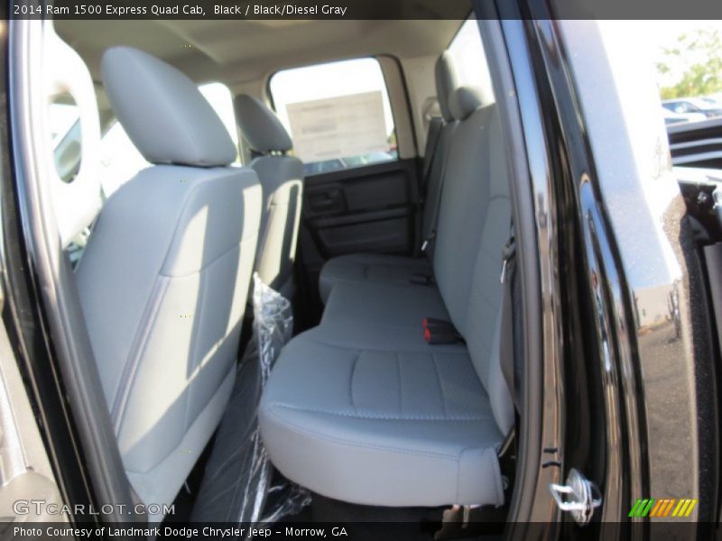 Black / Black/Diesel Gray 2014 Ram 1500 Express Quad Cab