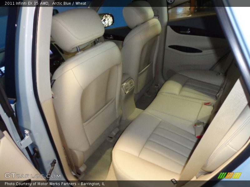 Arctic Blue / Wheat 2011 Infiniti EX 35 AWD