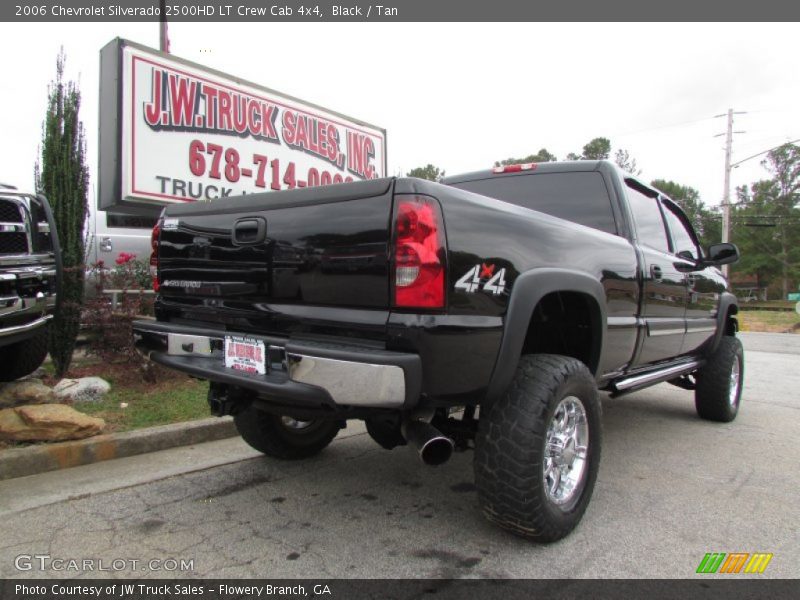 Black / Tan 2006 Chevrolet Silverado 2500HD LT Crew Cab 4x4