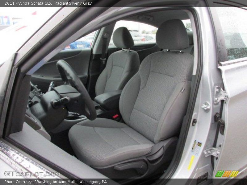 Radiant Silver / Gray 2011 Hyundai Sonata GLS