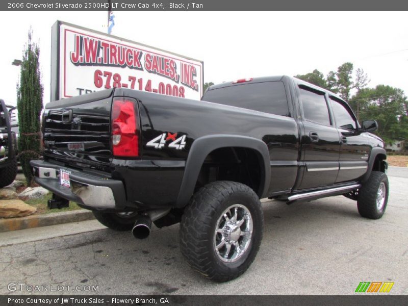 Black / Tan 2006 Chevrolet Silverado 2500HD LT Crew Cab 4x4