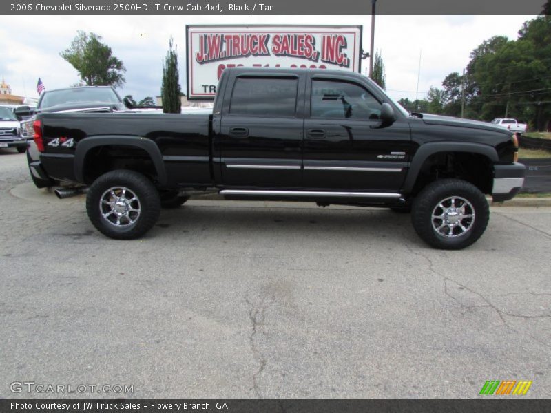 Black / Tan 2006 Chevrolet Silverado 2500HD LT Crew Cab 4x4