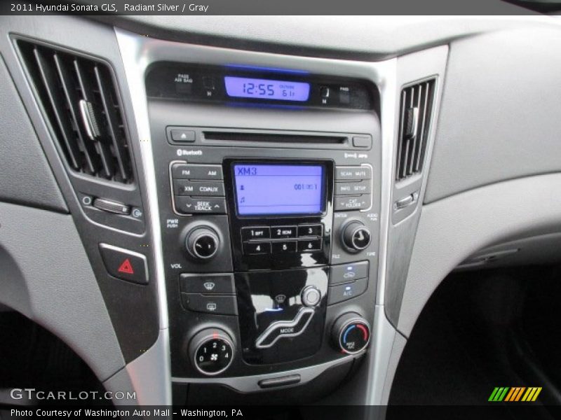 Radiant Silver / Gray 2011 Hyundai Sonata GLS