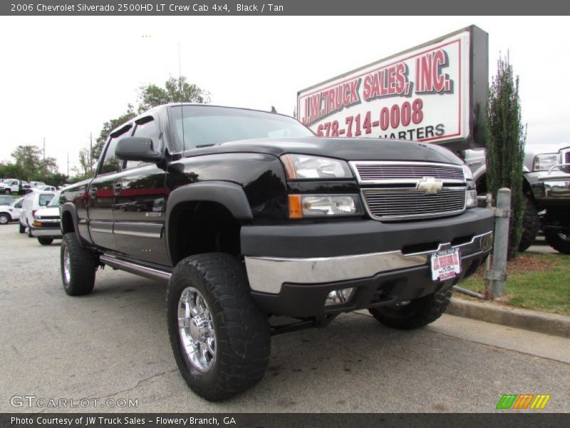 Black / Tan 2006 Chevrolet Silverado 2500HD LT Crew Cab 4x4