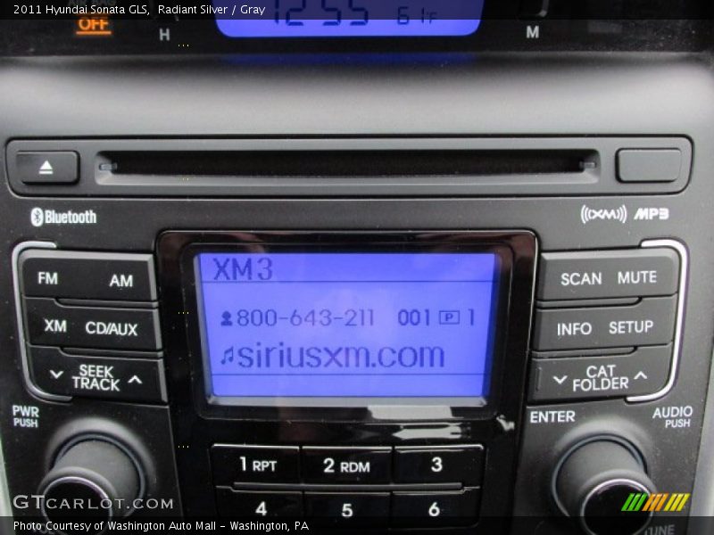 Radiant Silver / Gray 2011 Hyundai Sonata GLS