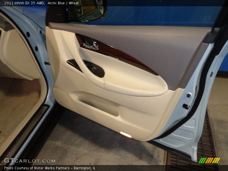 Arctic Blue / Wheat 2011 Infiniti EX 35 AWD
