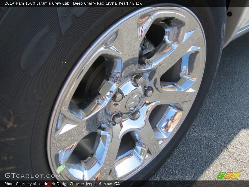 Deep Cherry Red Crystal Pearl / Black 2014 Ram 1500 Laramie Crew Cab