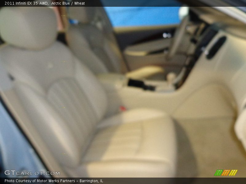 Arctic Blue / Wheat 2011 Infiniti EX 35 AWD