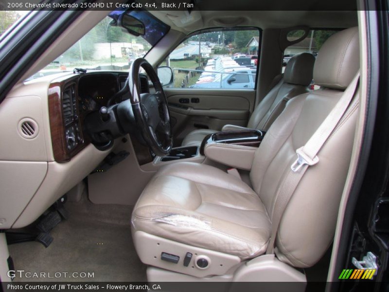 Black / Tan 2006 Chevrolet Silverado 2500HD LT Crew Cab 4x4