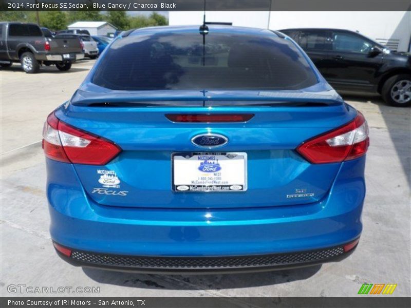 Blue Candy / Charcoal Black 2014 Ford Focus SE Sedan