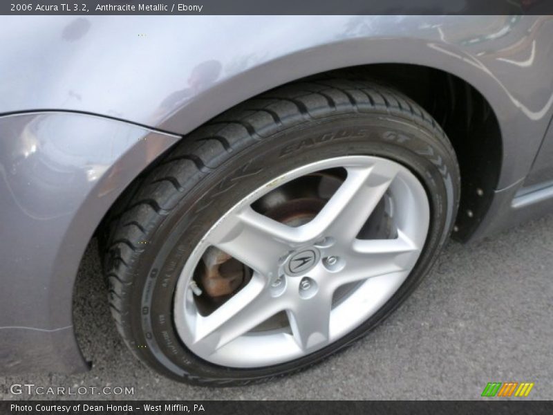 Anthracite Metallic / Ebony 2006 Acura TL 3.2