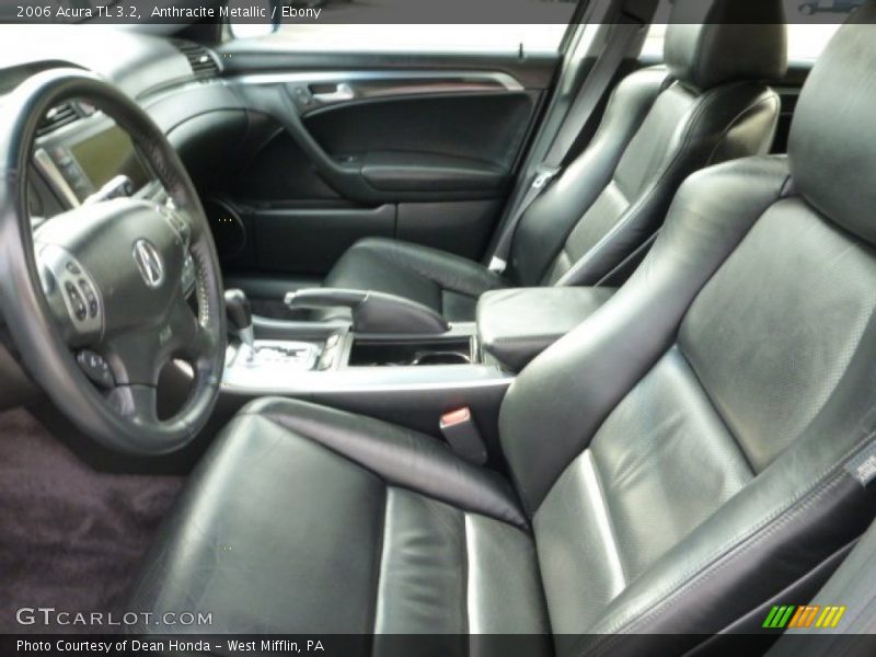 Anthracite Metallic / Ebony 2006 Acura TL 3.2