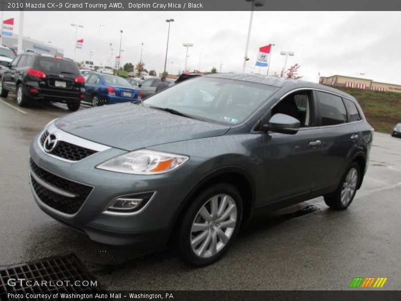 Dolphin Gray Mica / Black 2010 Mazda CX-9 Grand Touring AWD