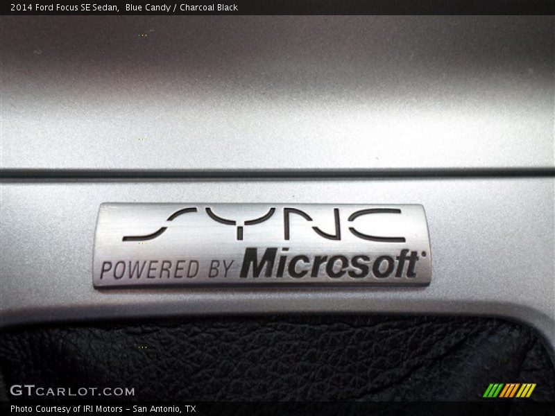 Blue Candy / Charcoal Black 2014 Ford Focus SE Sedan