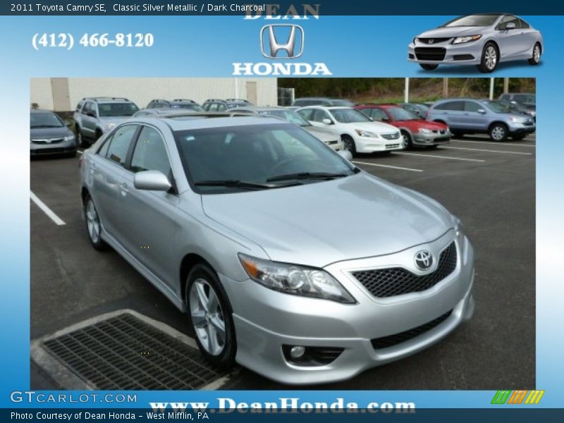 Classic Silver Metallic / Dark Charcoal 2011 Toyota Camry SE