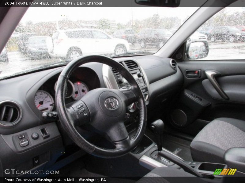 Super White / Dark Charcoal 2004 Toyota RAV4 4WD