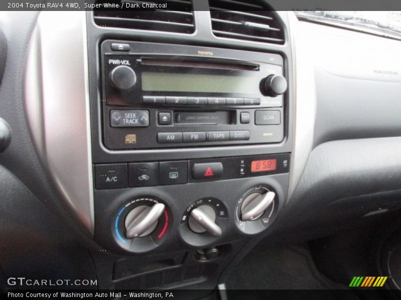 Super White / Dark Charcoal 2004 Toyota RAV4 4WD