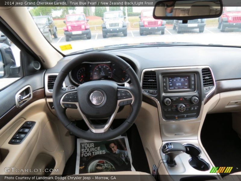 True Blue Pearl / New Zealand Black/Light Frost 2014 Jeep Grand Cherokee Laredo
