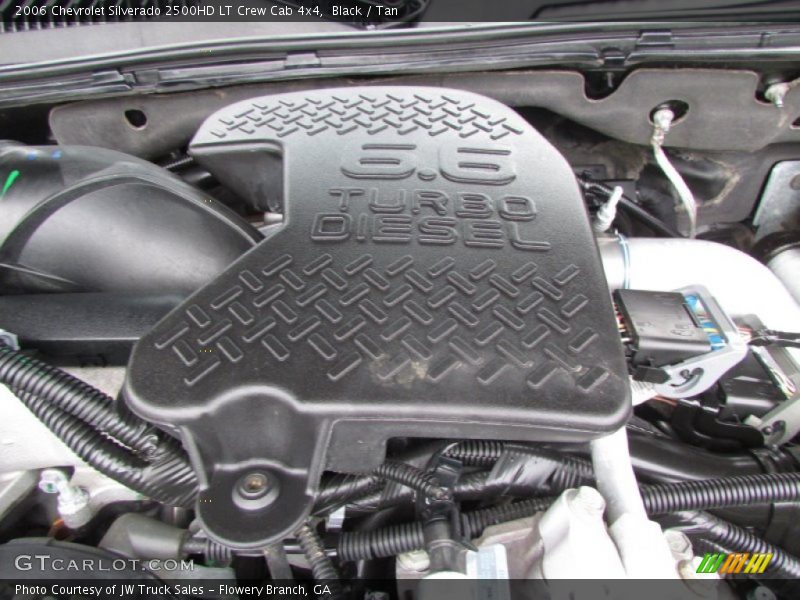 Black / Tan 2006 Chevrolet Silverado 2500HD LT Crew Cab 4x4