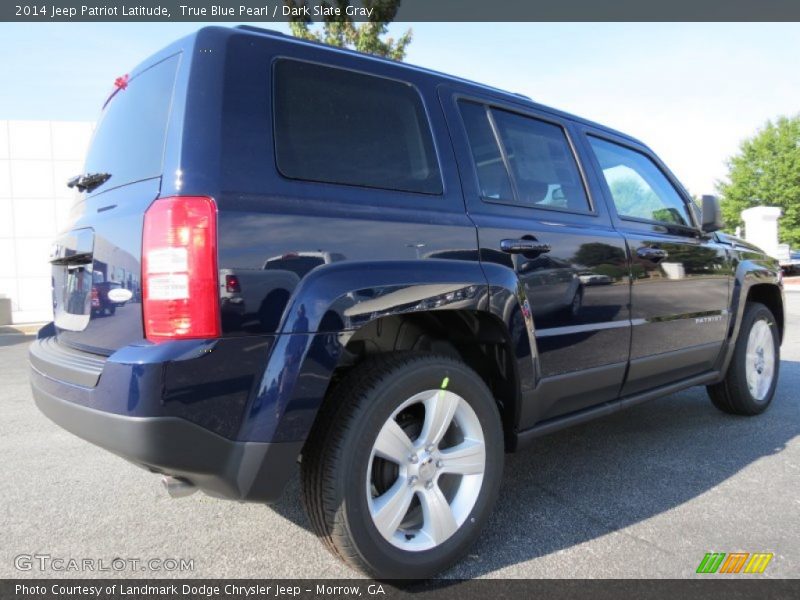 True Blue Pearl / Dark Slate Gray 2014 Jeep Patriot Latitude