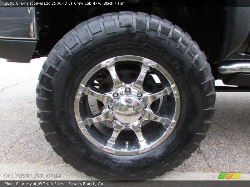 Black / Tan 2006 Chevrolet Silverado 2500HD LT Crew Cab 4x4