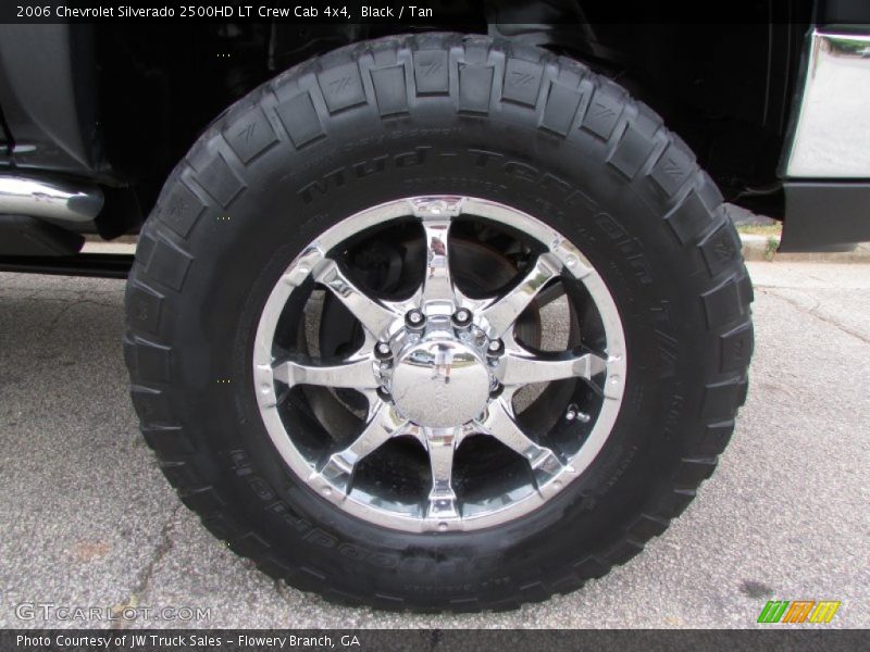 Black / Tan 2006 Chevrolet Silverado 2500HD LT Crew Cab 4x4