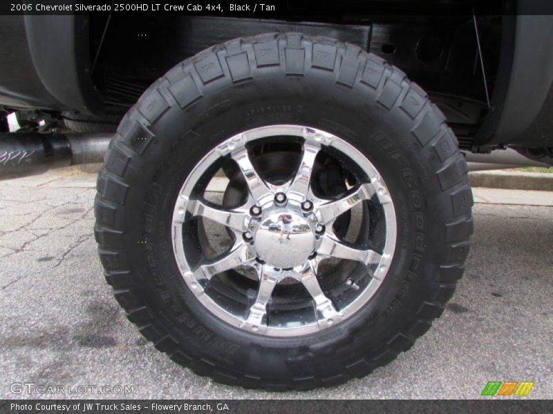 Black / Tan 2006 Chevrolet Silverado 2500HD LT Crew Cab 4x4