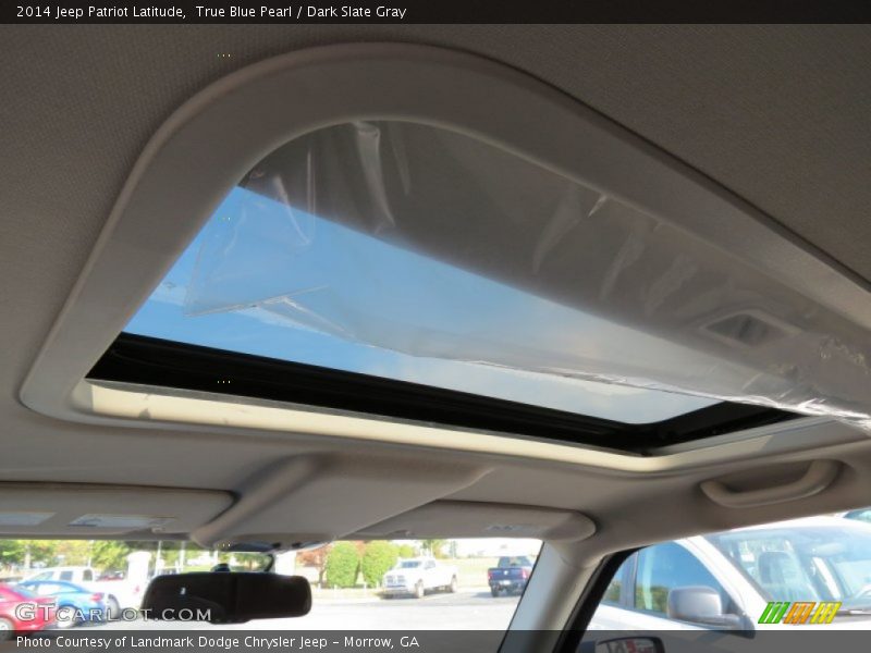 True Blue Pearl / Dark Slate Gray 2014 Jeep Patriot Latitude