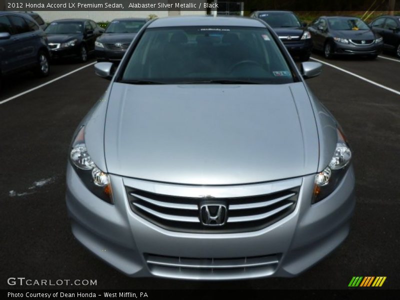 Alabaster Silver Metallic / Black 2012 Honda Accord LX Premium Sedan