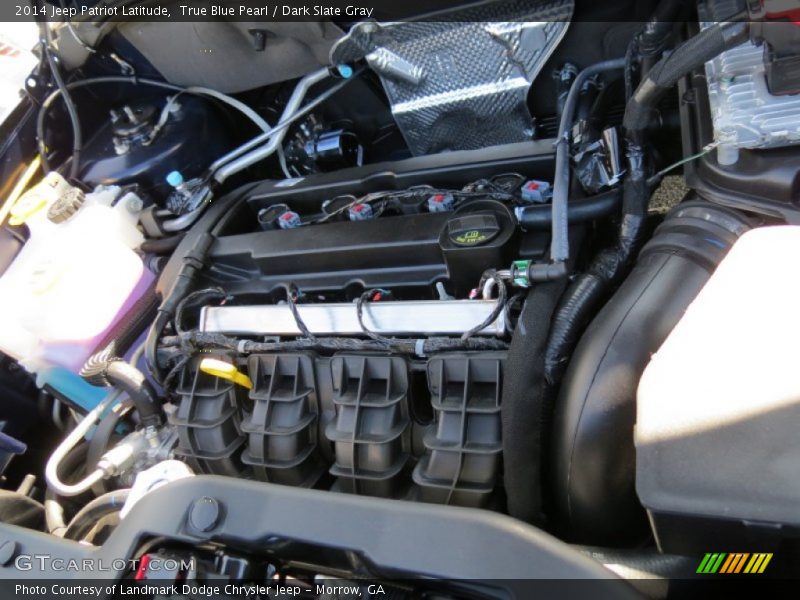 True Blue Pearl / Dark Slate Gray 2014 Jeep Patriot Latitude