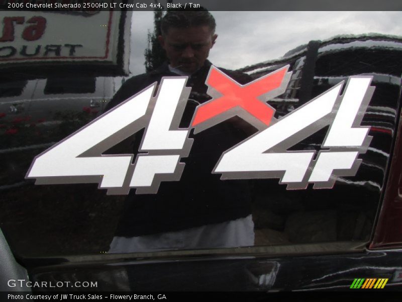 Black / Tan 2006 Chevrolet Silverado 2500HD LT Crew Cab 4x4